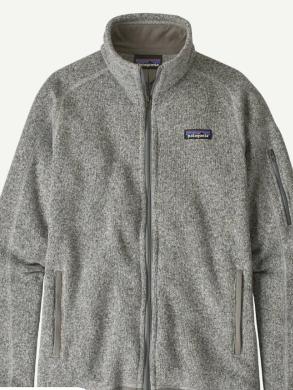 Patagonia Better Sweater Full Zip Birch White Like New Size S